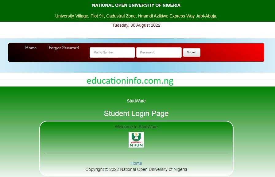 noun student login