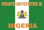 Nigerian Private Universities