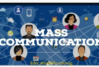 Waec/Jamb Subject Combination for Mass Communication